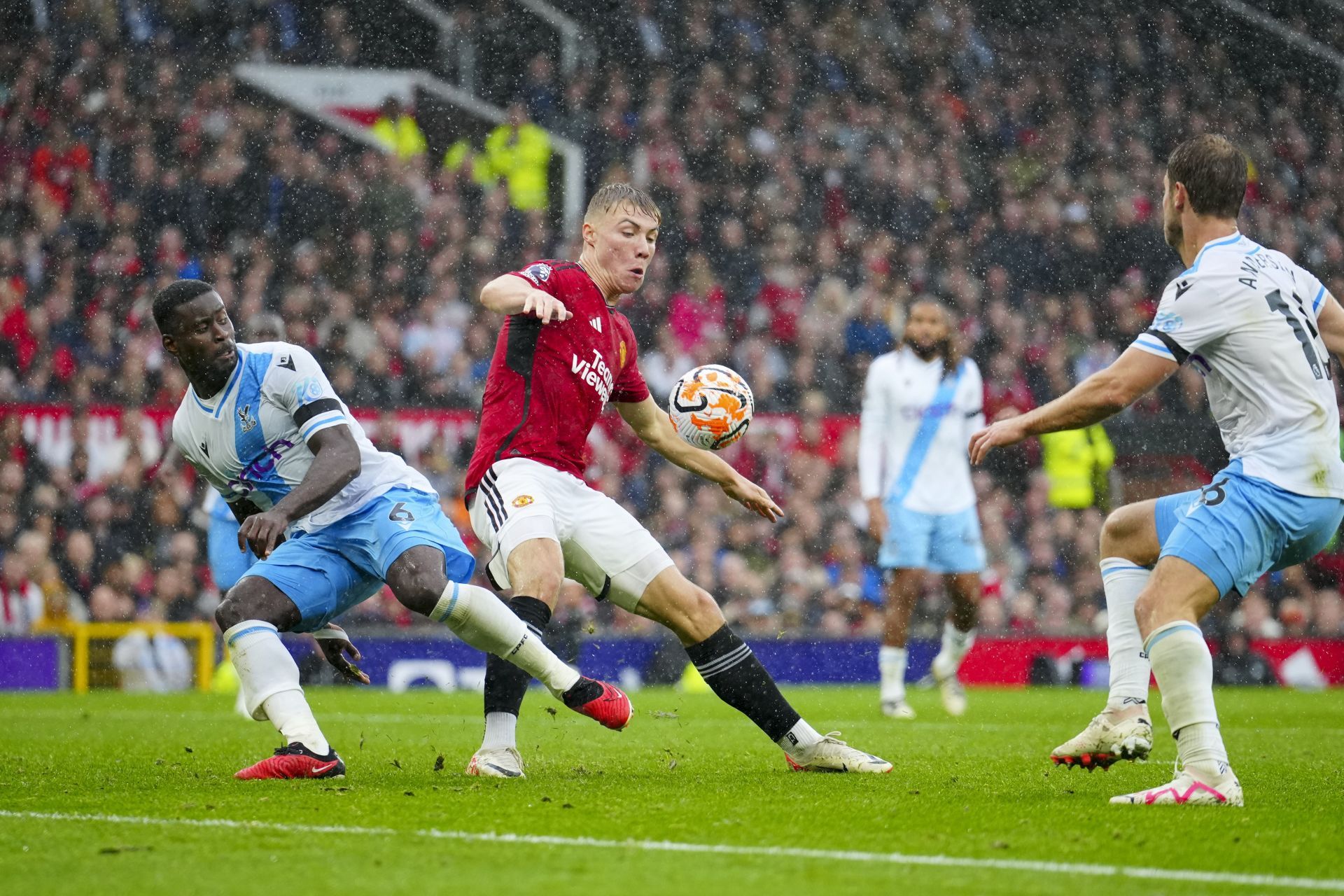 Marc Guehi (L) has admirers at Old Trafford