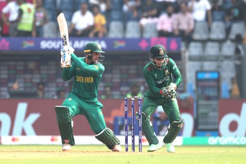 Quinton de Kock during South Africa v Bangladesh - ICC Men's World Cup 2023