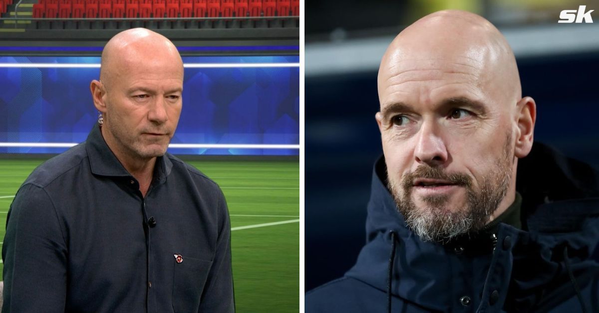 Alan Shearer and Erik Ten Hag 