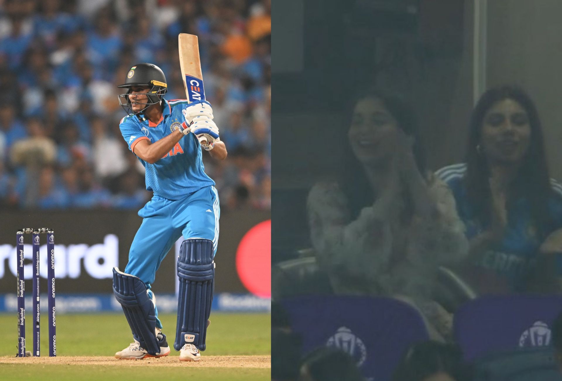 [Watch] Sara Tendulkar claps cheerfully after Shubman Gill hits a four ...