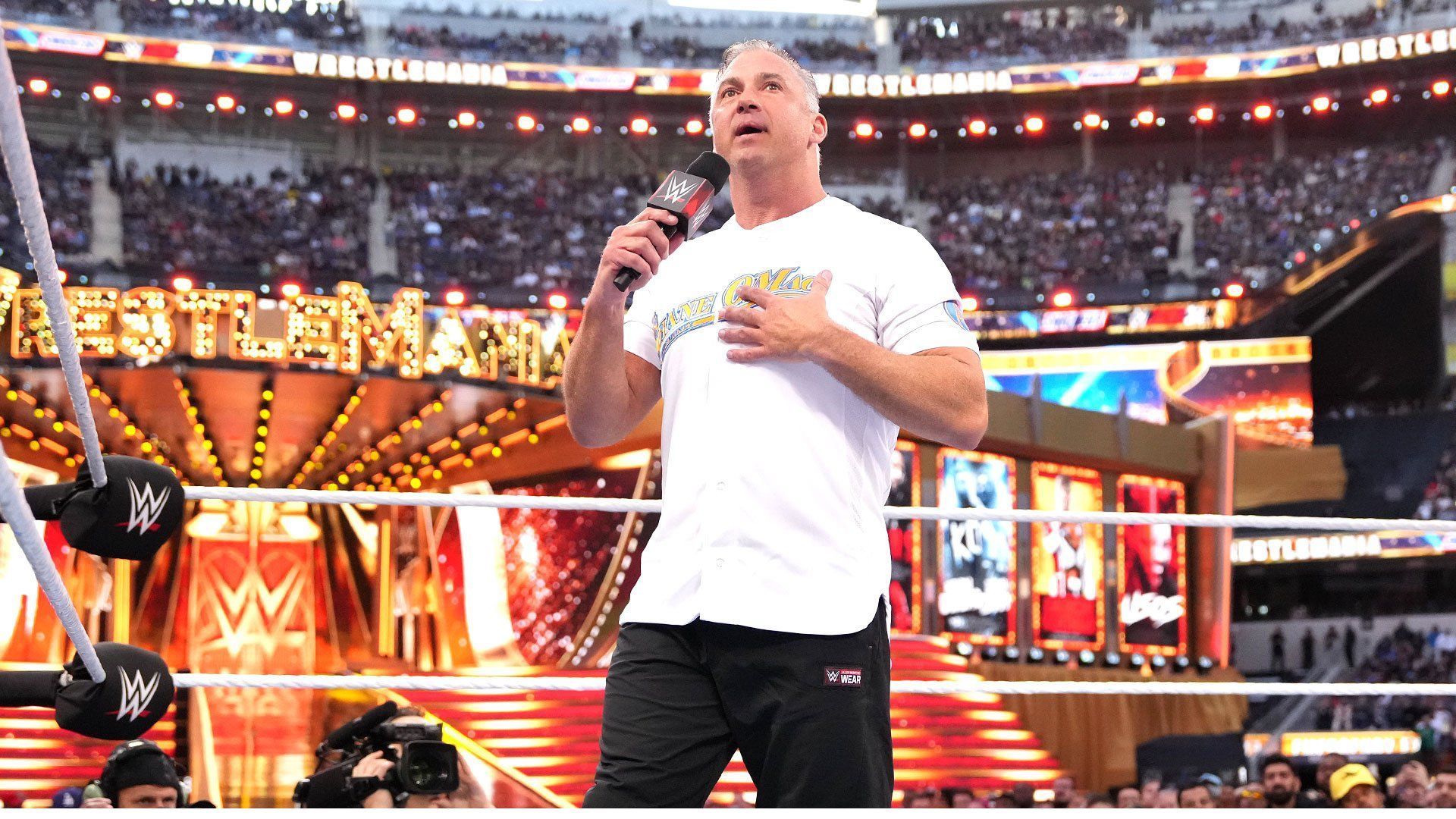 Shane McMahon at WrestleMania 39. Image Credits: wwe.com