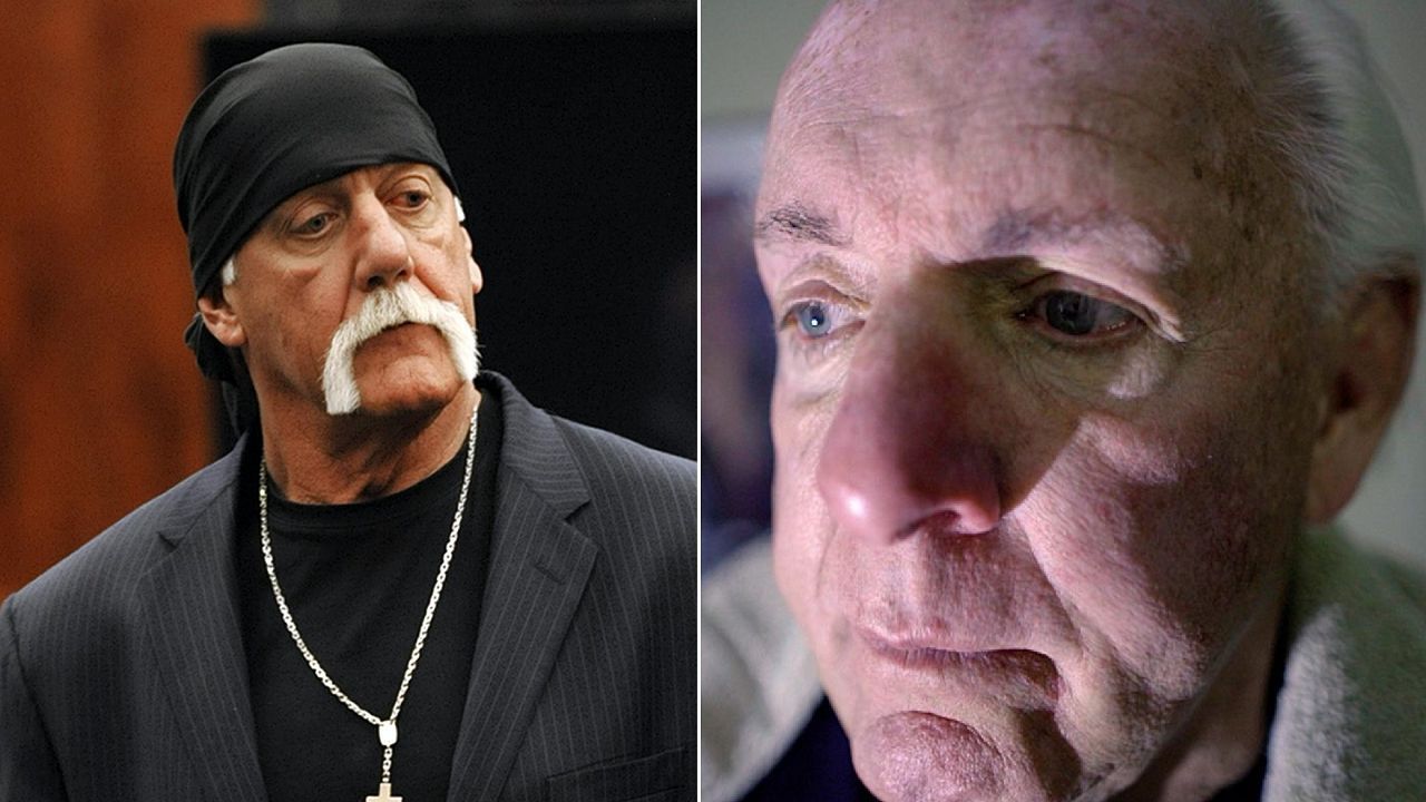 Hulk Hogan (left); Ric Flair (right)