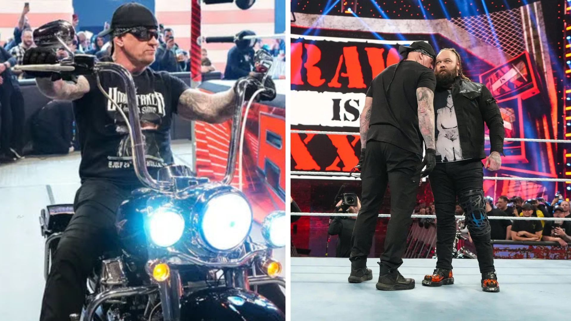 The Undertaker during his latest WWE appearance in January