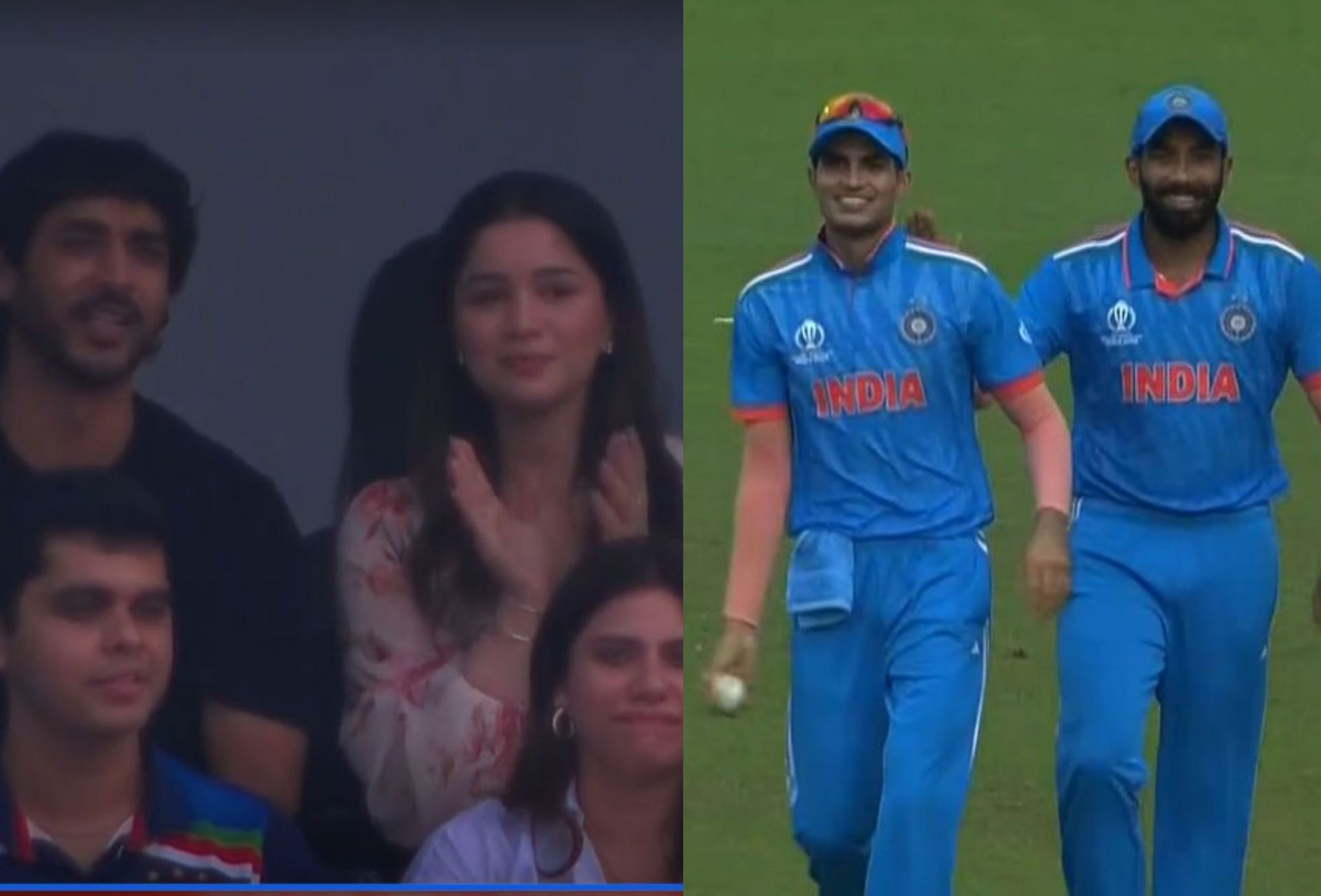 Sara Tendulkar attends IND vs BAN World Cup match on Thursday. 