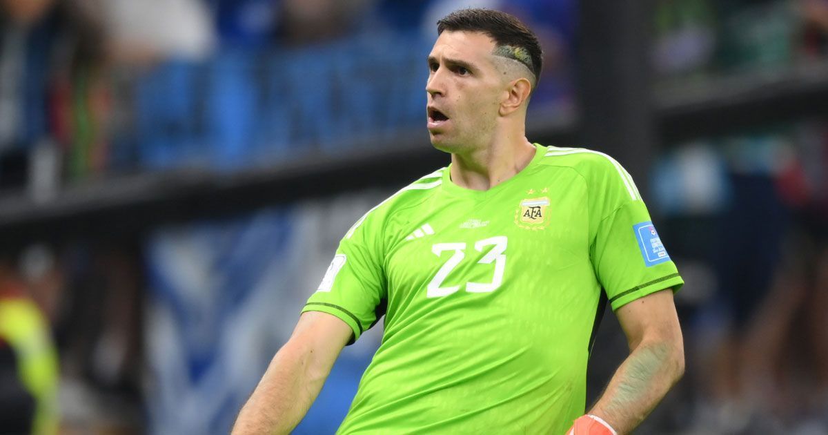 Argentina goalkeeper Emiliano Martinez