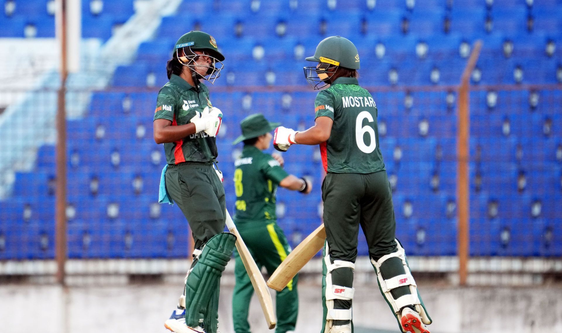 Shobhana Mostary and Murshida Khatun. Courtesy: Bangladesh Cricket 