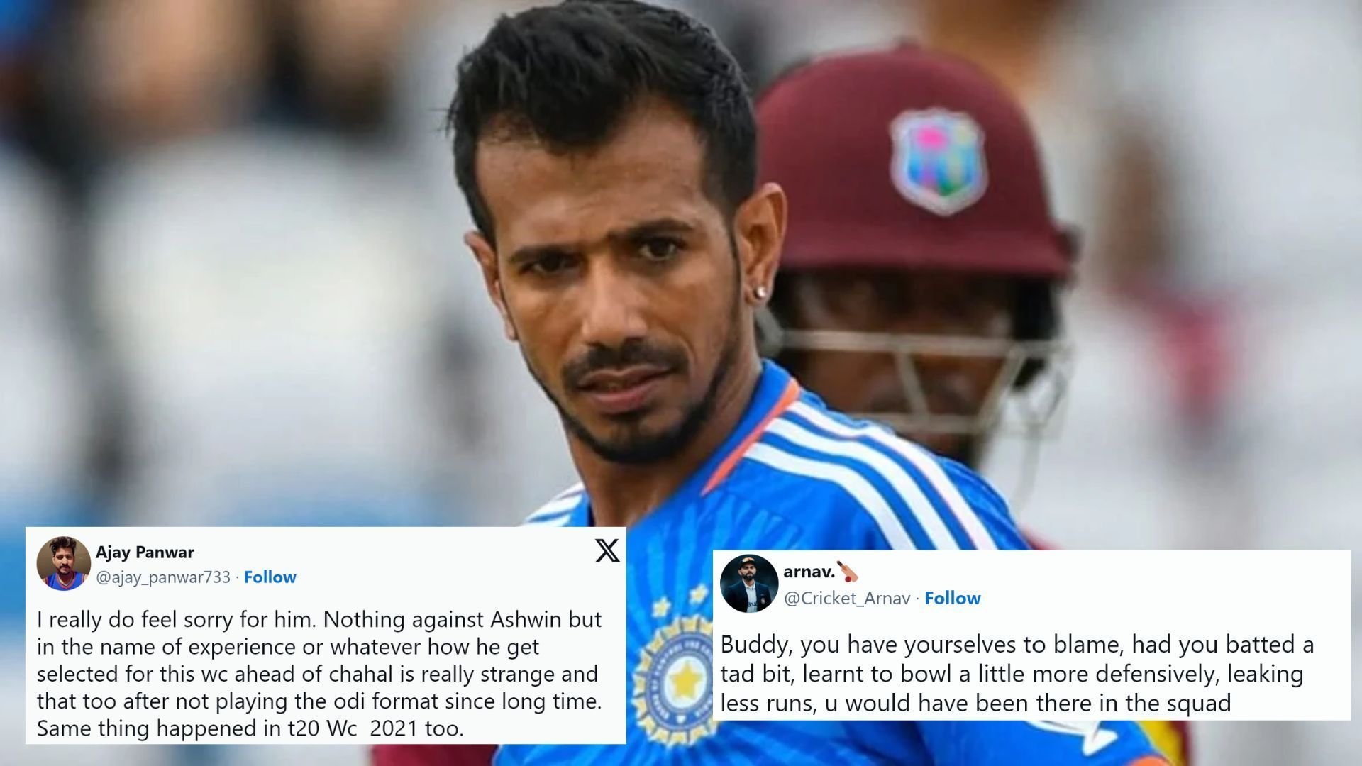Fans had mixed reactions to Yuzvendra Chahal