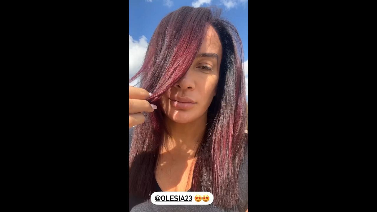 Jax&#039;s new look on her Instagram story