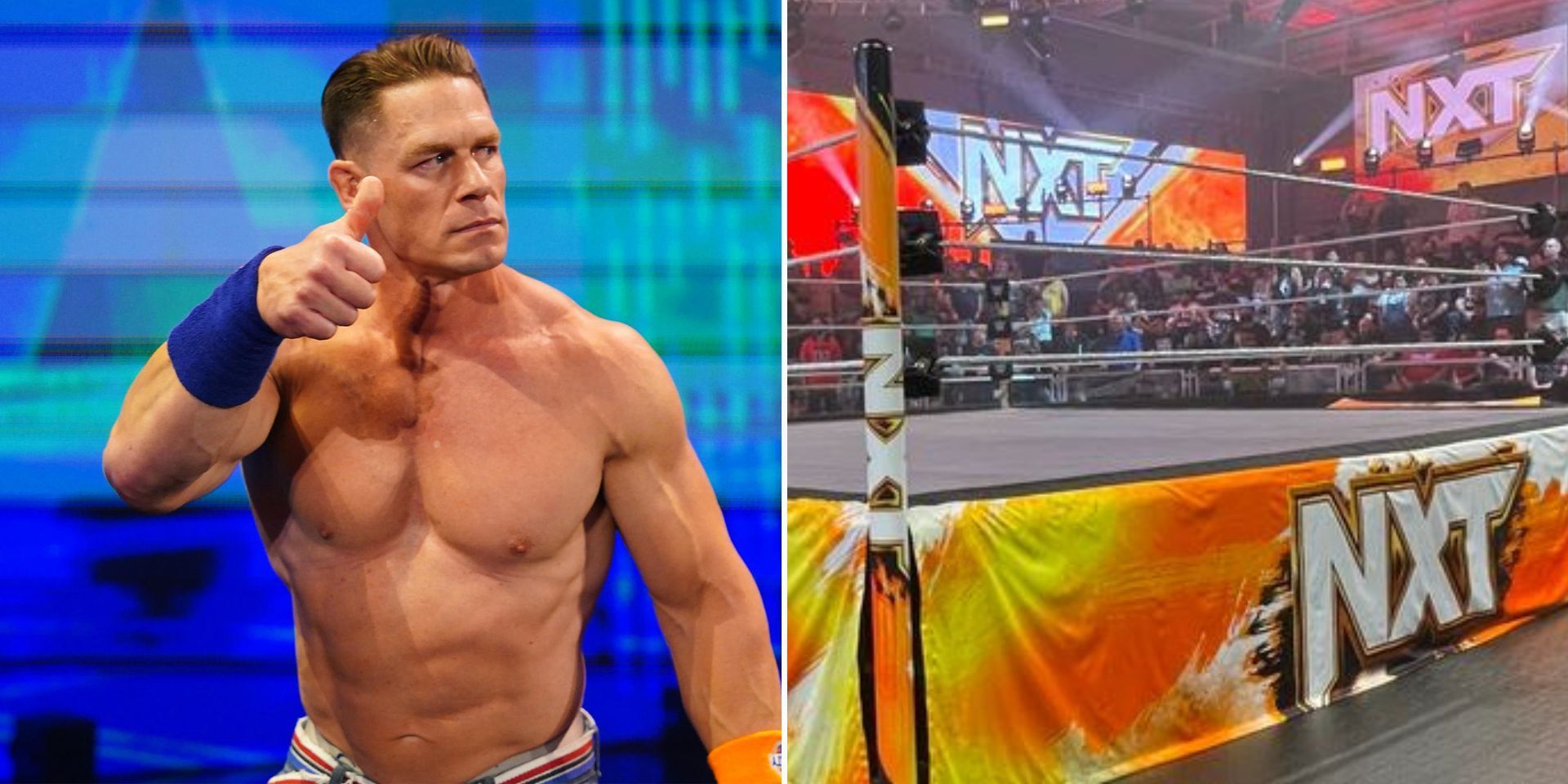 John Cena got physical on WWE NXT this week