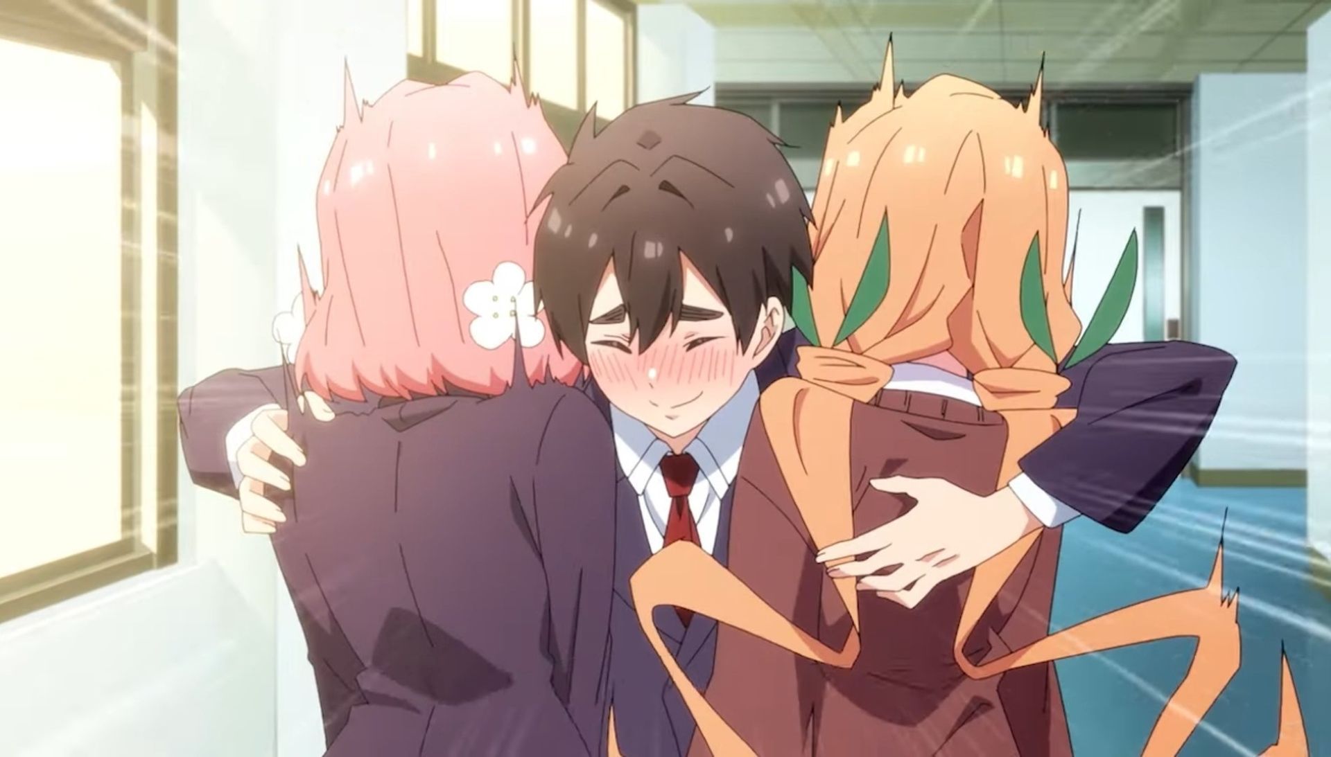 Aijo, Hakari and Karane, as seen in the anime (Image via Bibury Animation Studios)