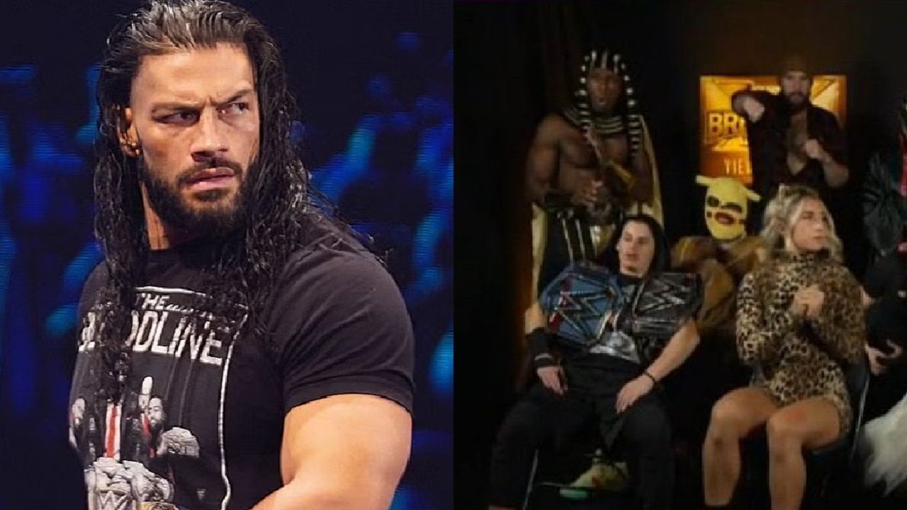 Did a female star dress as Reigns for Halloween?