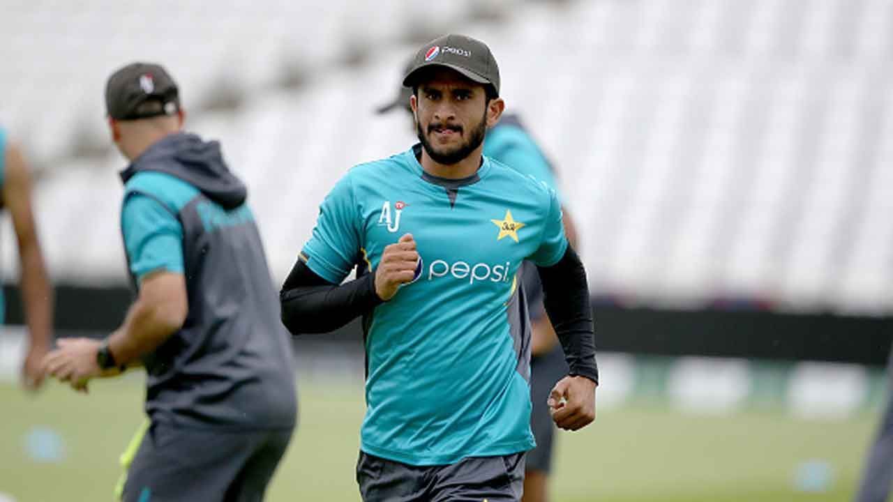 Hasan Ali pictured during training (Image Credits: X)