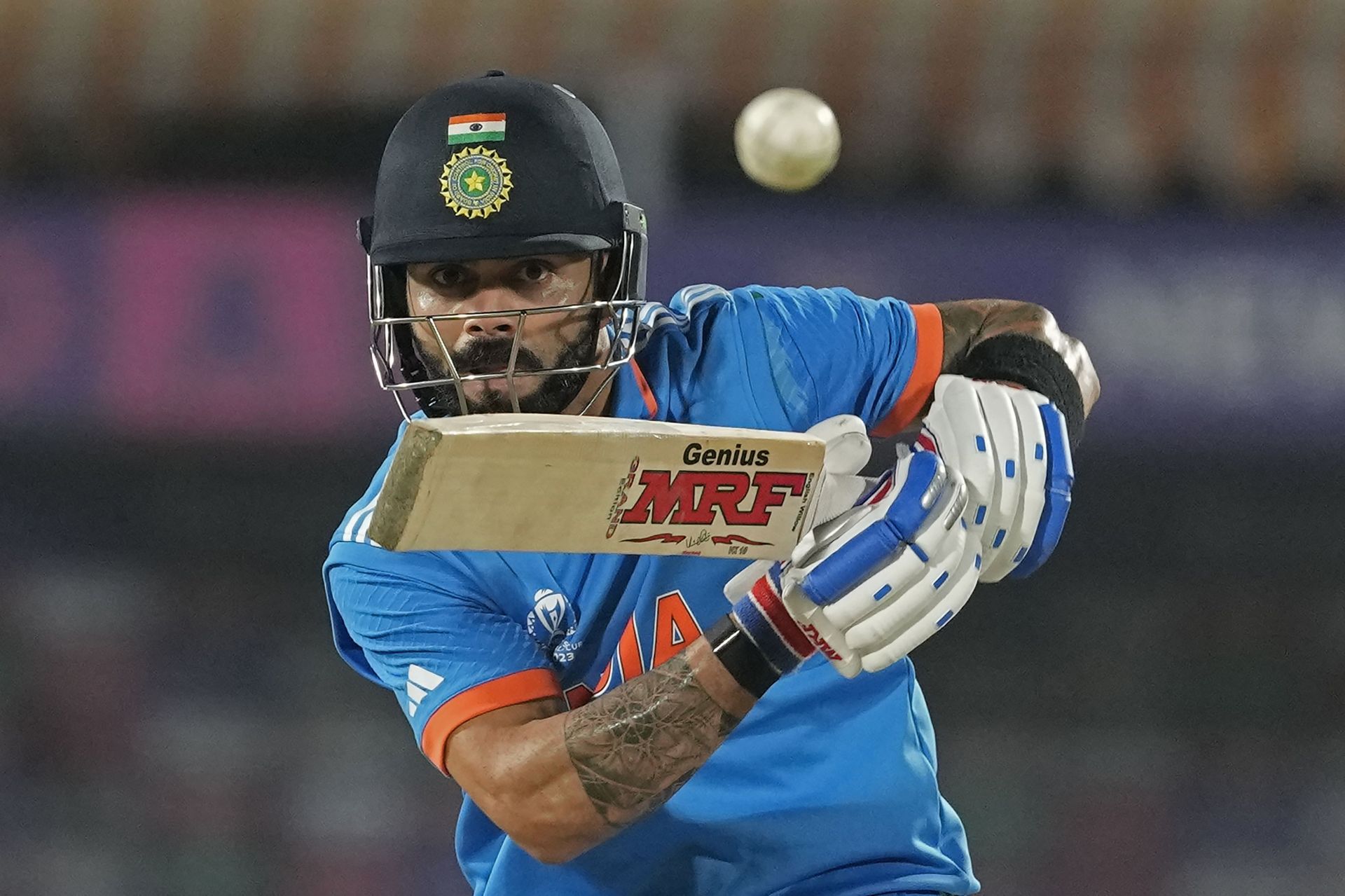 Virat Kohli during the game vs NZ [Getty Images]