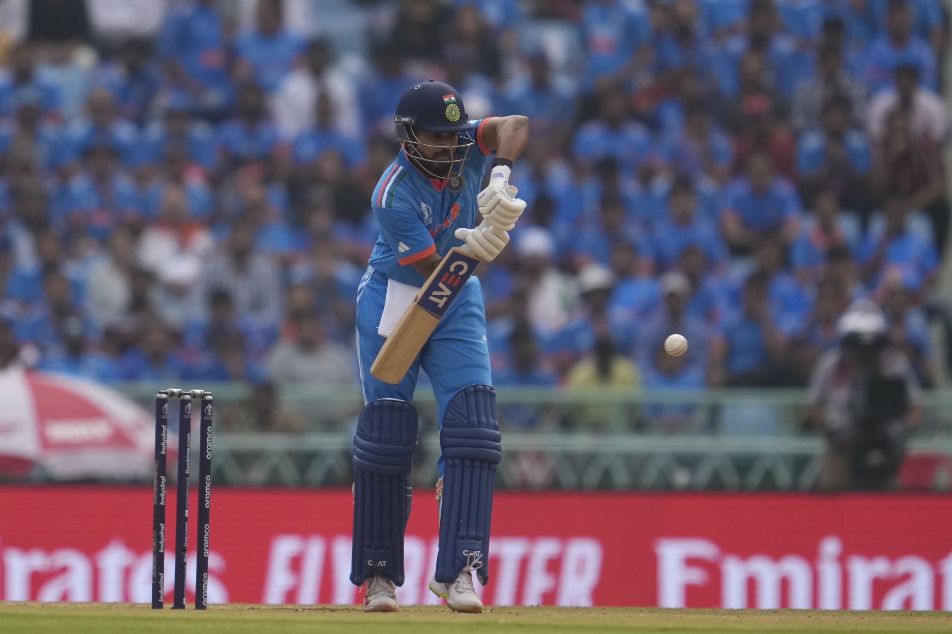 Shreyas Iyer was bounced out, not for the first time in his career