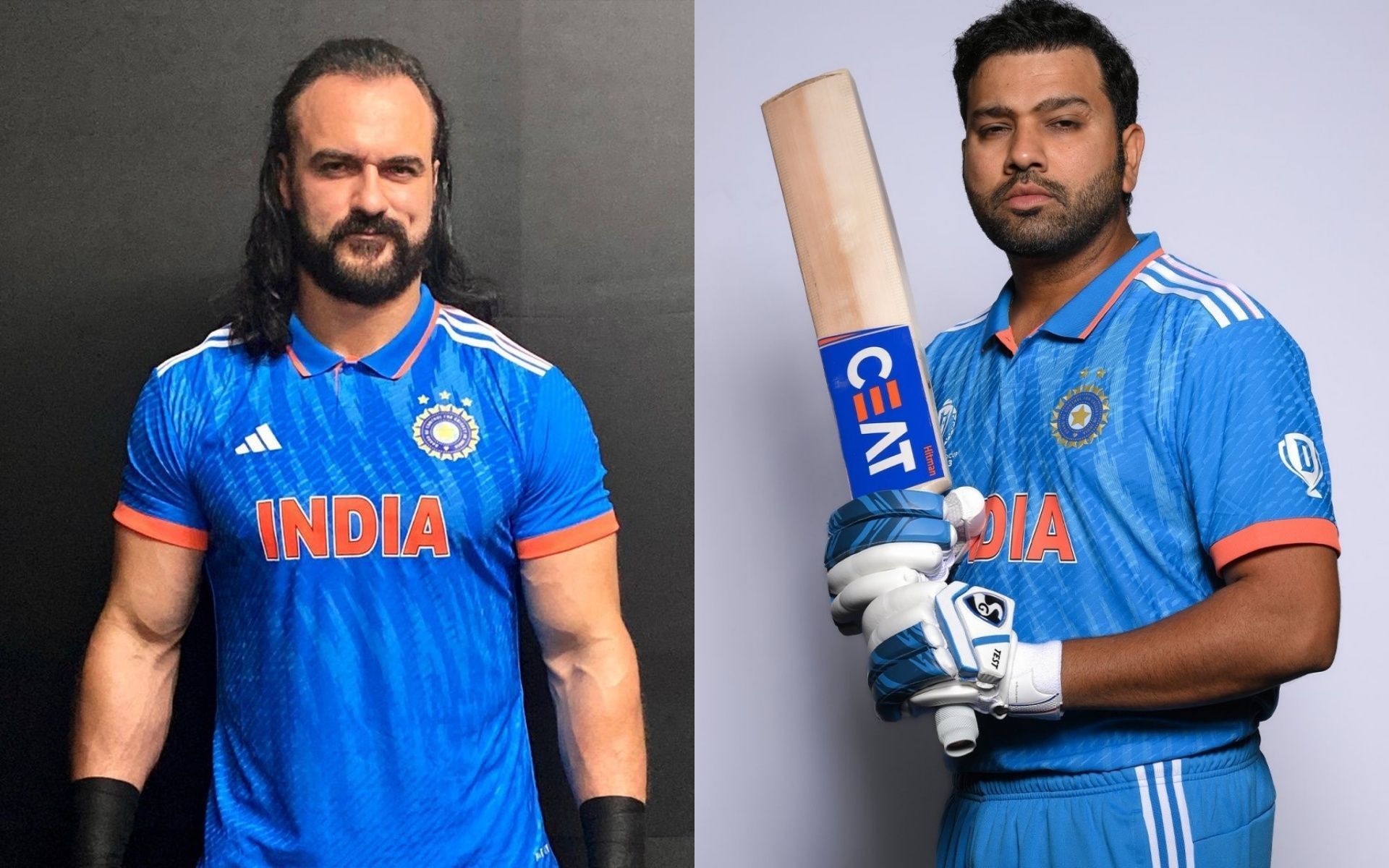 Drew McIntyre, Rohit Sharma 