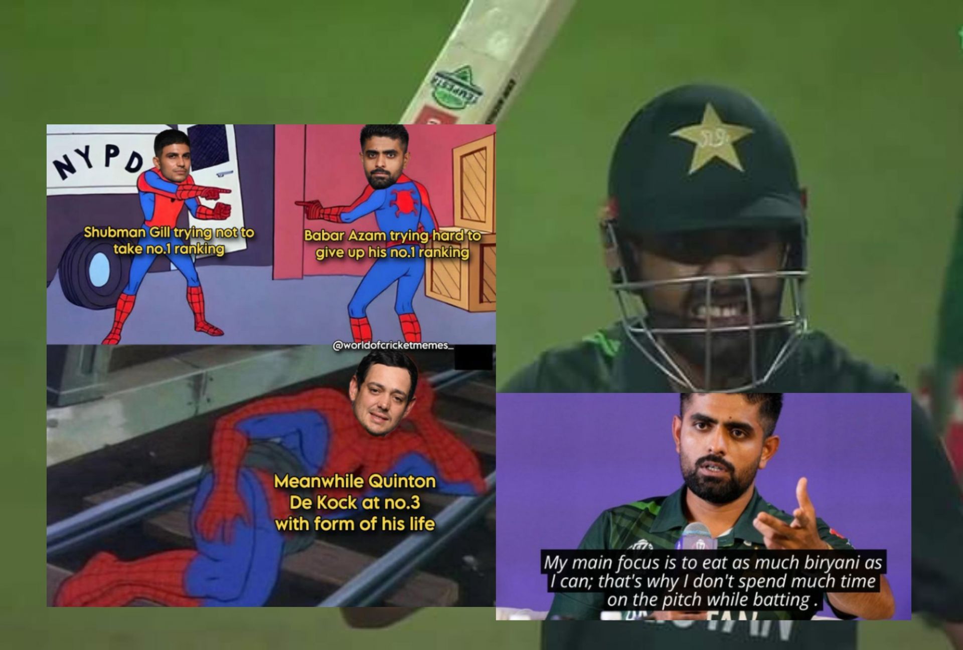 Fans troll Babar Azam after his batting failure against Bangladesh.