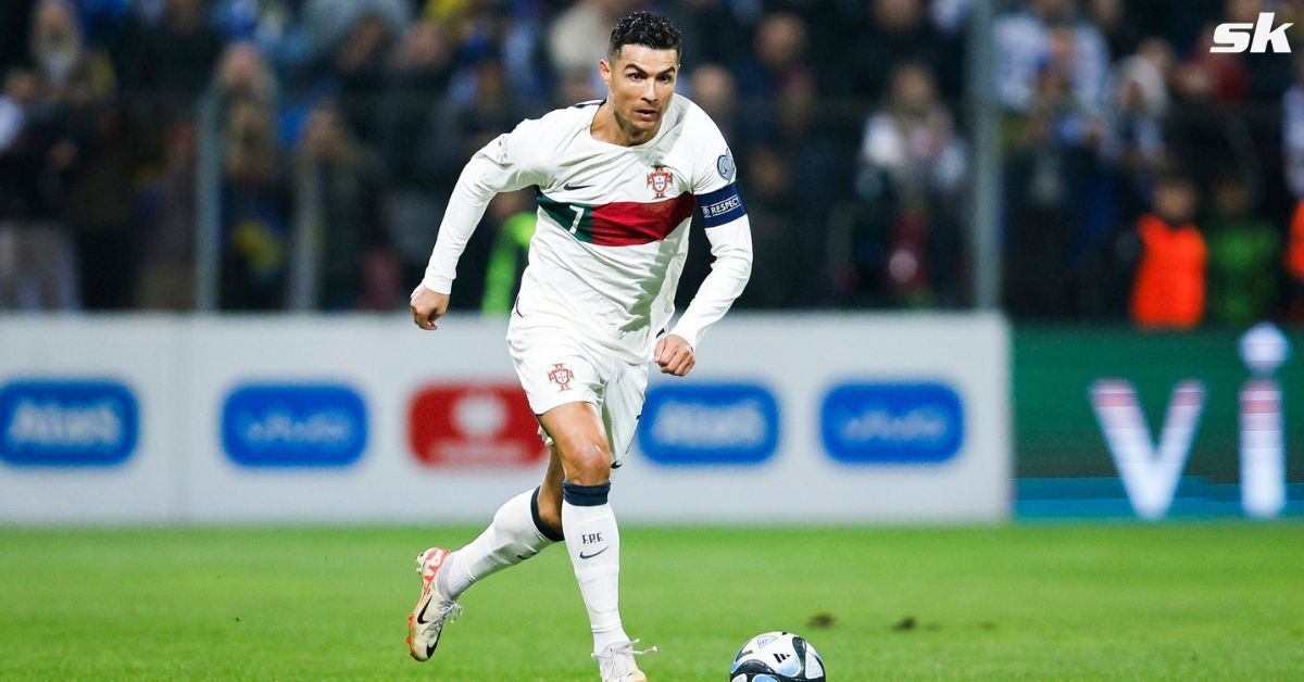 Cristiano Ronaldo reacts to Portugal