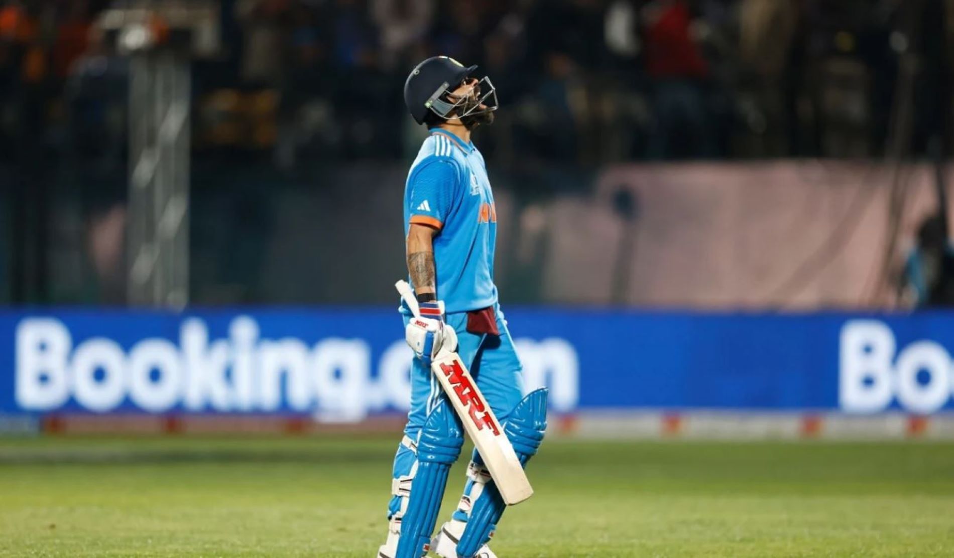 Kohli missed out on a second consecutive century