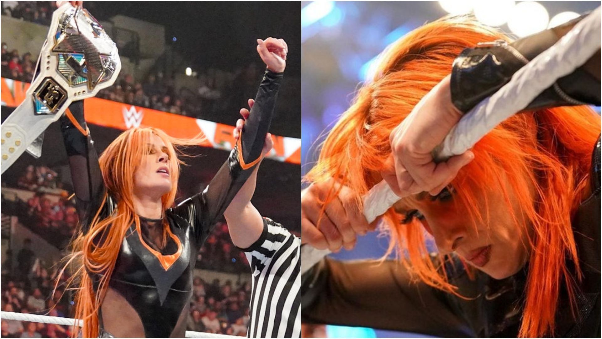 Becky Lynch got a warning from an upcoming WWE star.