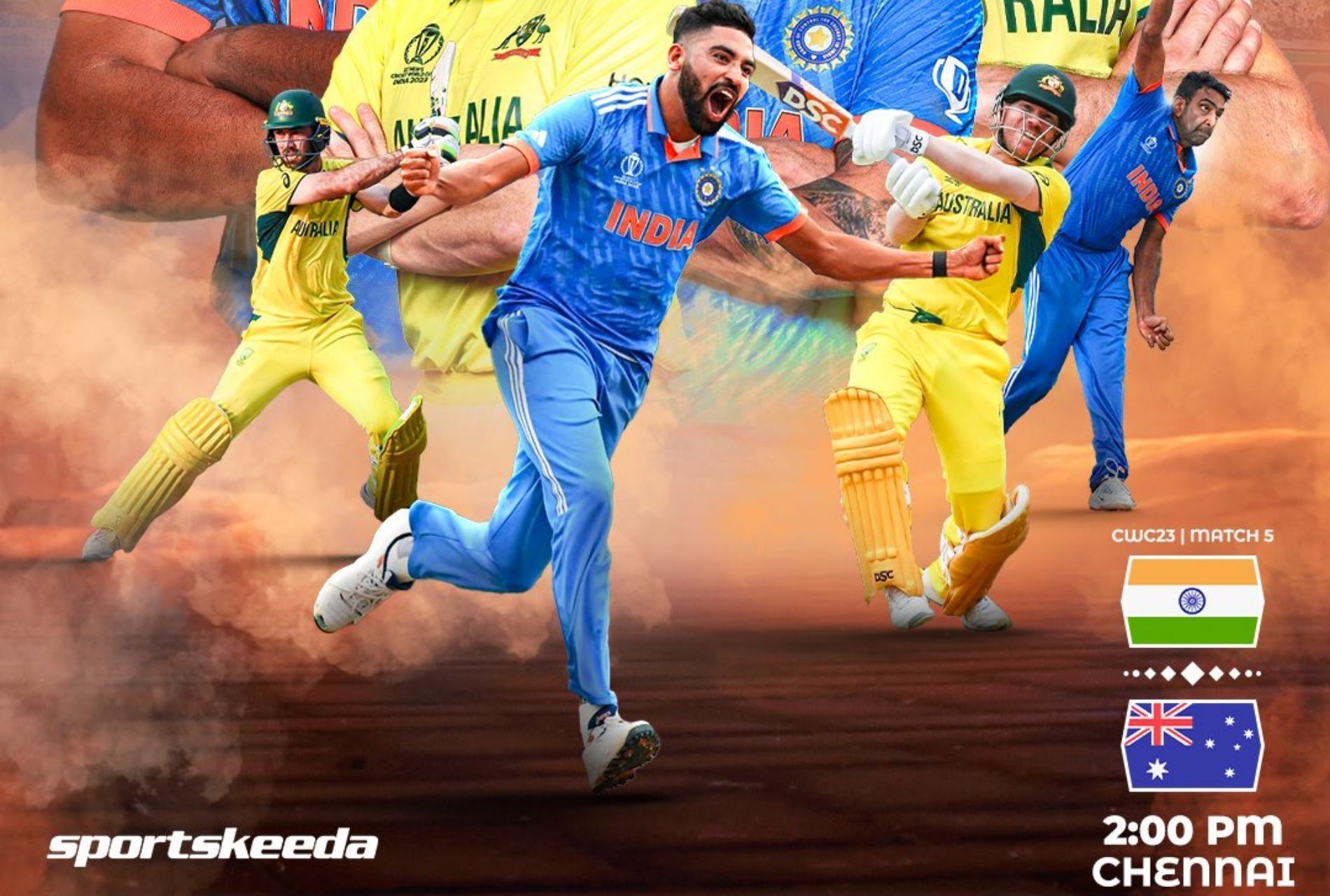 India vs Australia, World Cup 2023 toss