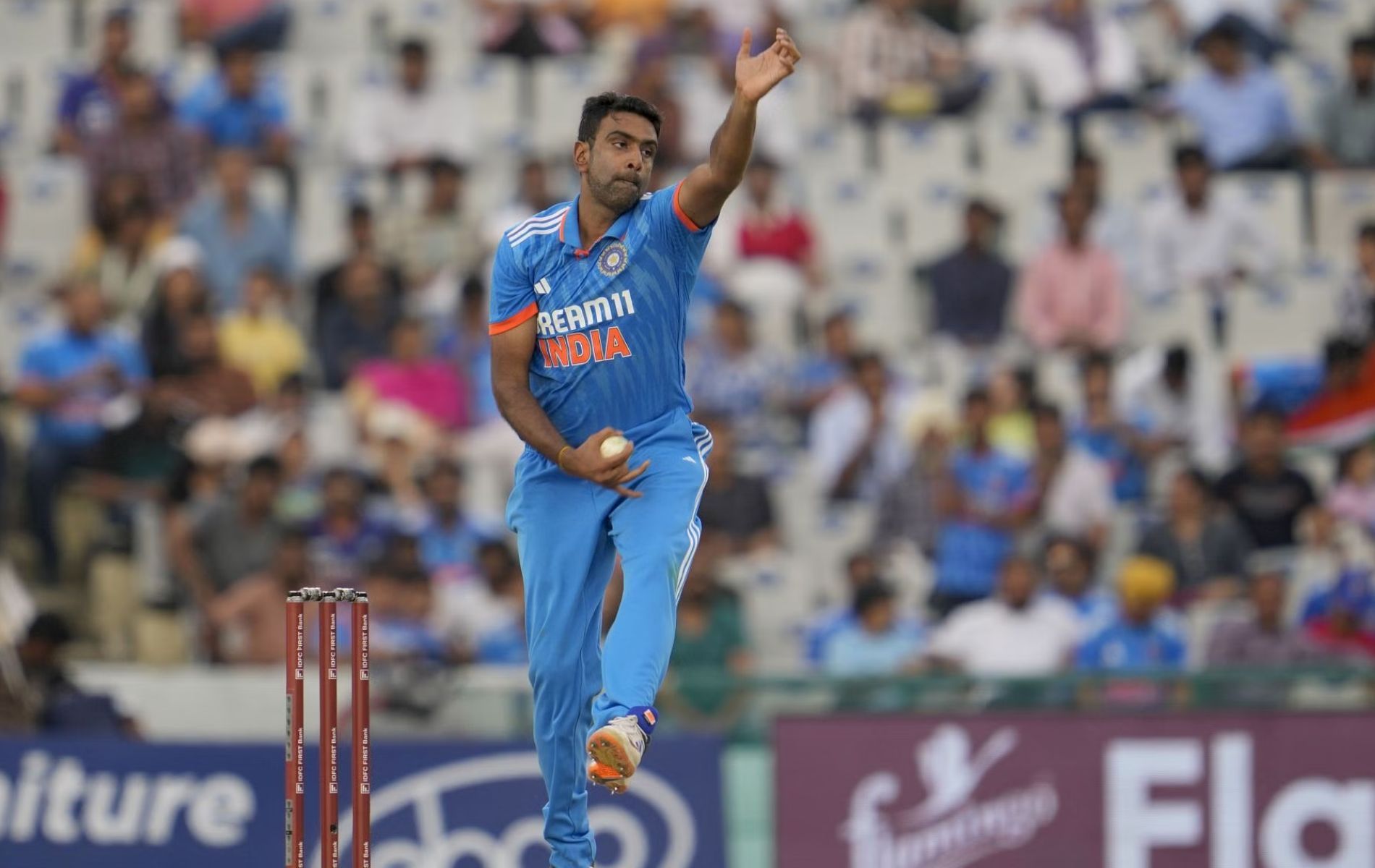 Ravichandran Ashwin in action. (Pic: X)