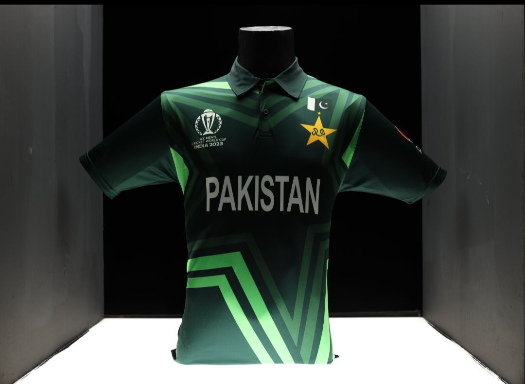 Pakistan cricket kit for the ODI World Cup 2023 [ICC]