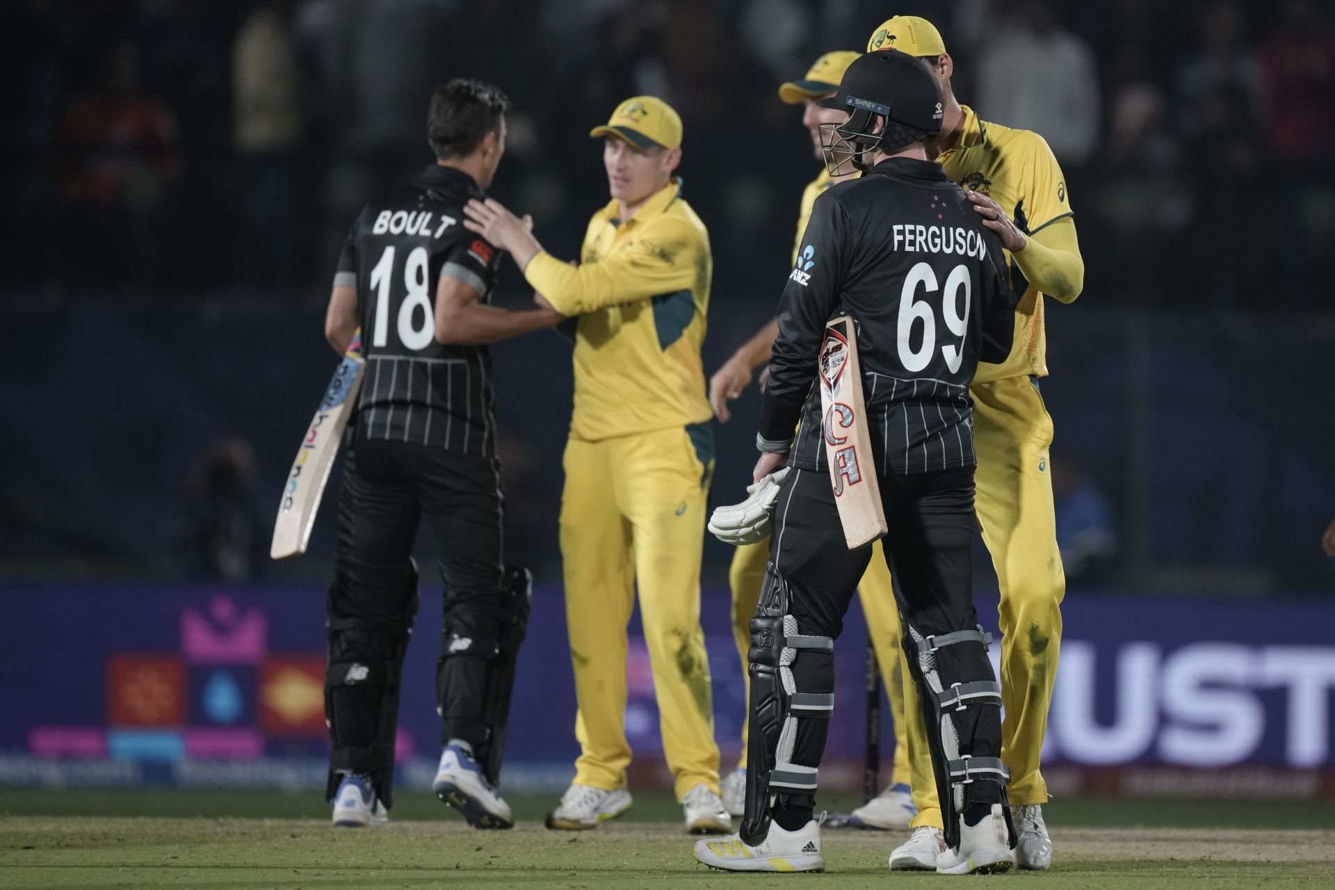 New Zealand and Australia are in the top four of the 2023 World Cup points table. (Pic: AP)