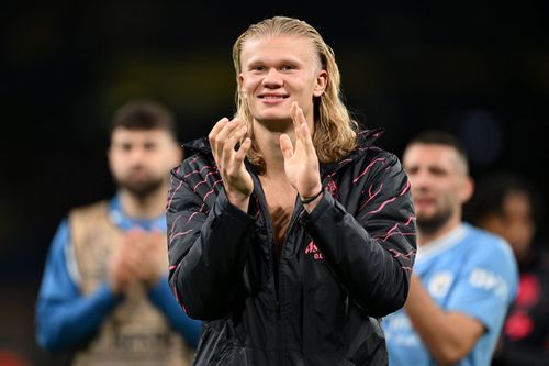 Erling Haaland was crowned UEFA's Men's Player of the Year.