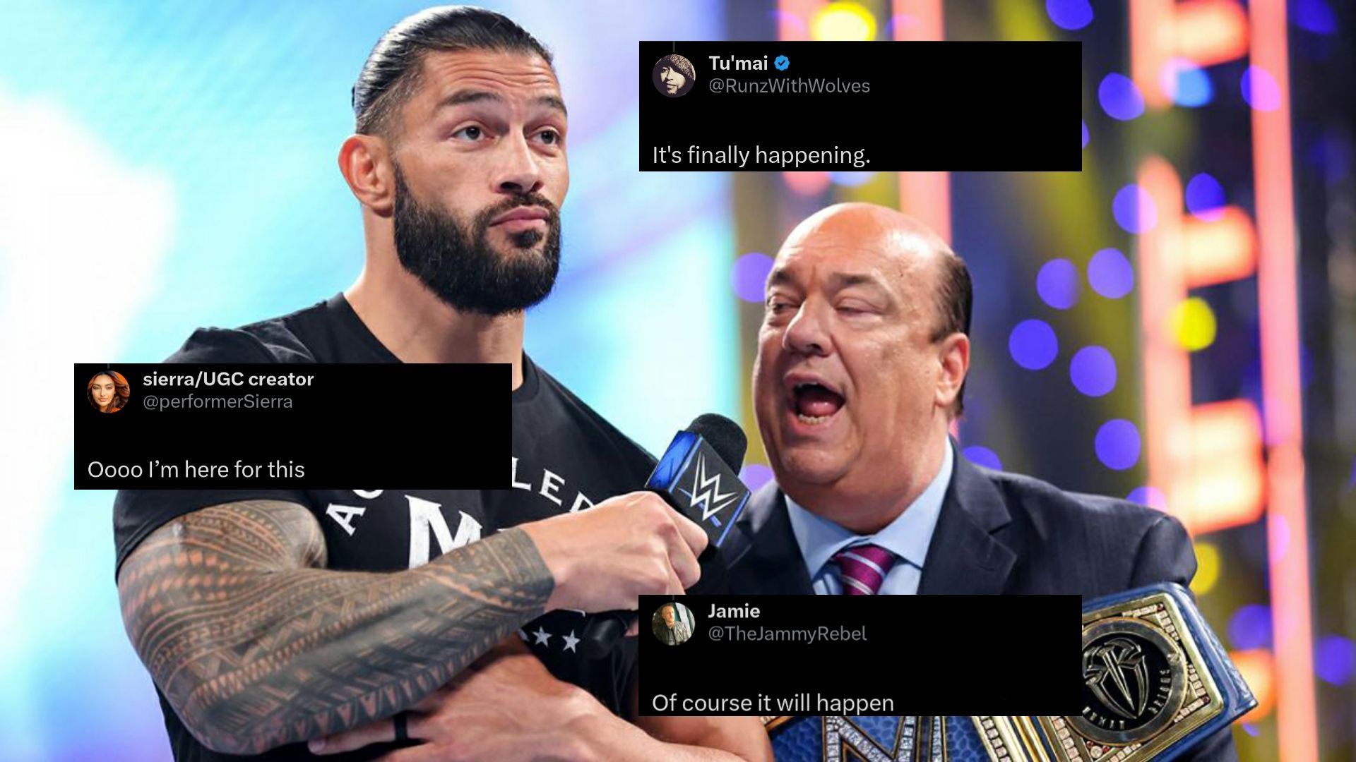 Roman Reigns and Paul Heyman are plotting something?