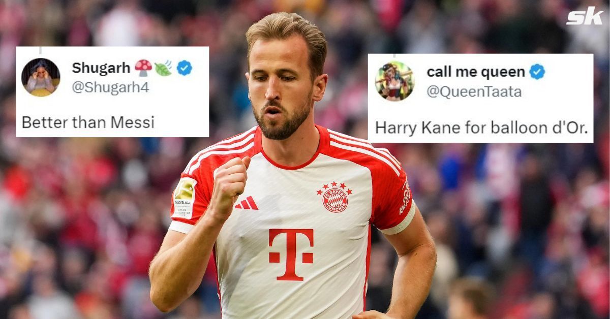 Fans left stunned as Harry Kane scores incredible goal from inside his own half