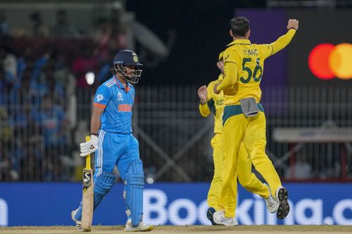 Mitchell Starc [seen bowling] was Australia's third-highest run-scorer