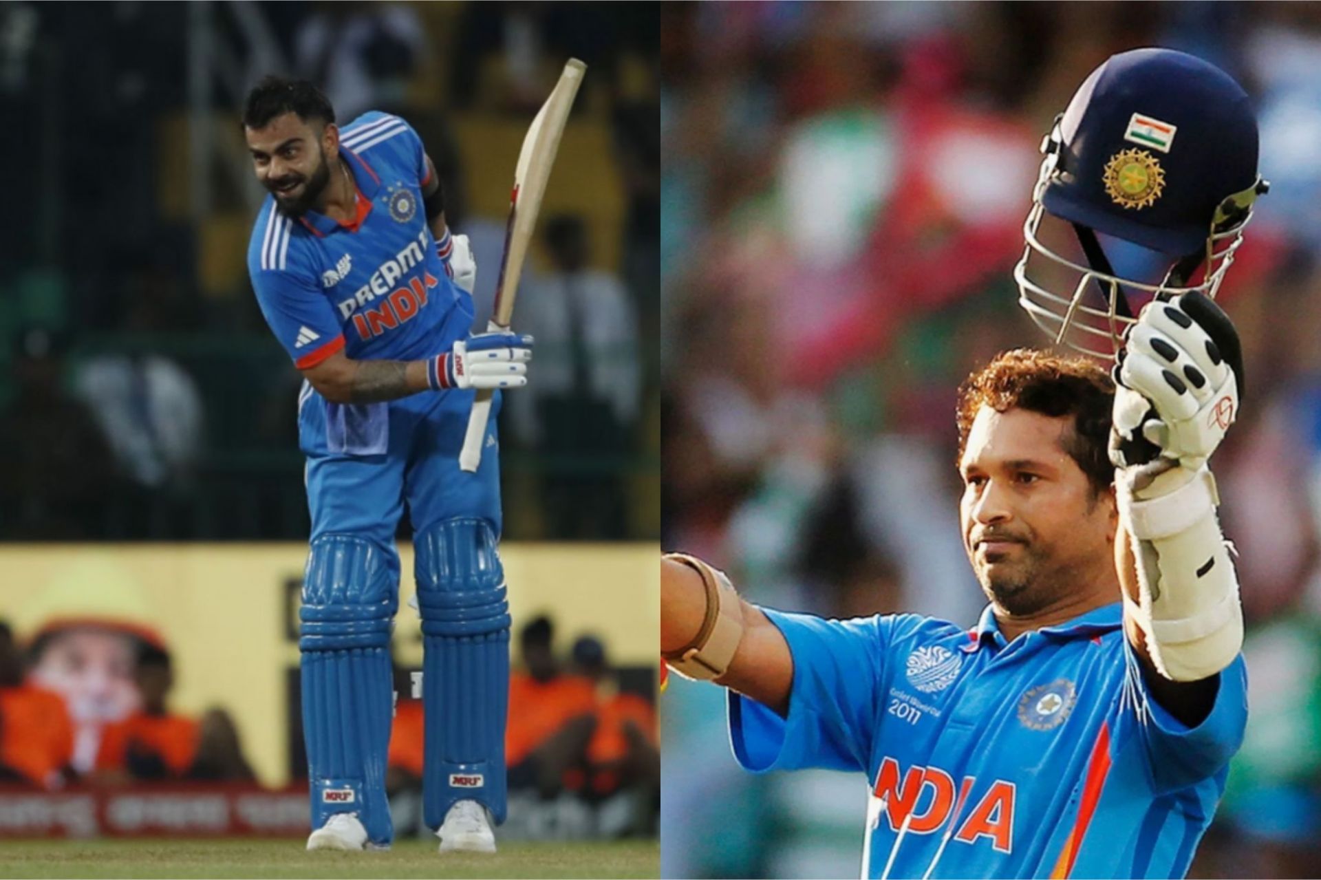 Virat Kohli and Sachin Tendulkar are the two players with the most ODI centuries [Getty Images]