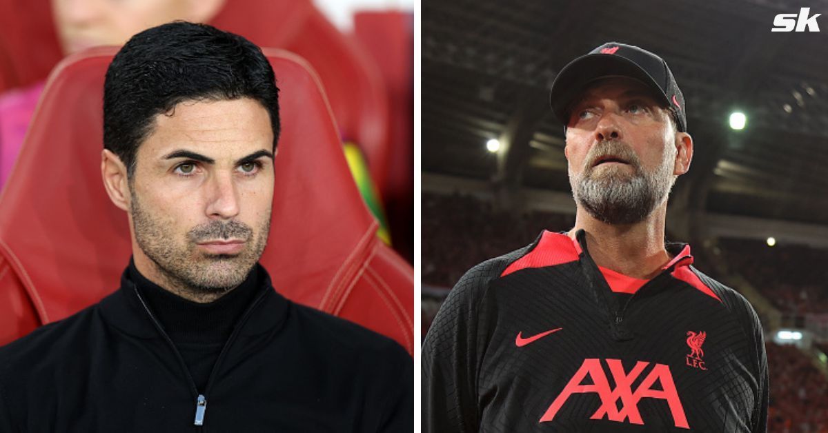 Mikel Arteta and Jurgen Klopp 