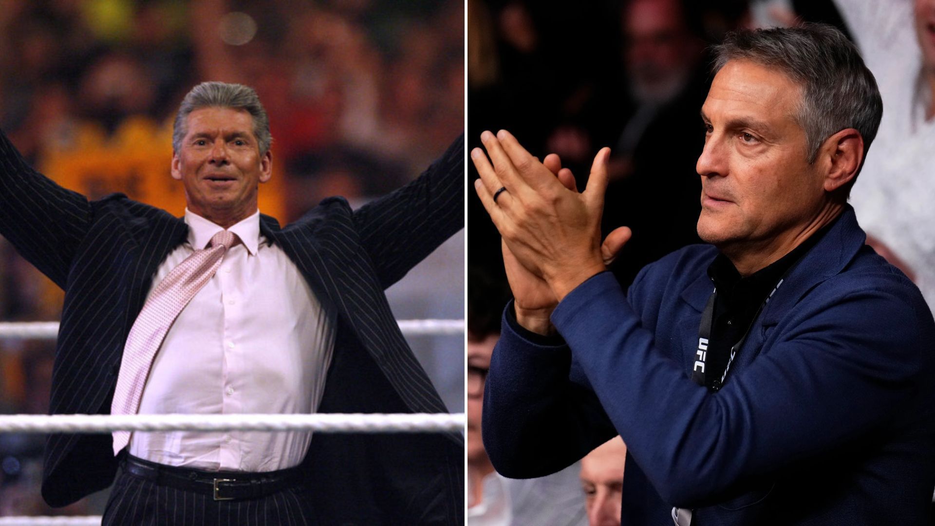 Vince McMahon (left) and Ari Emanuel (right)