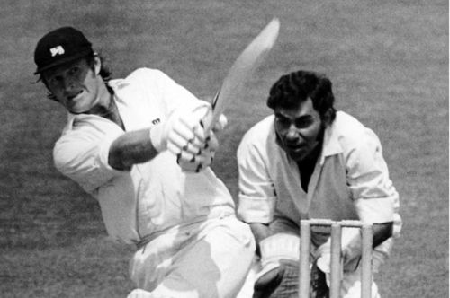 Dennis Amiss tore the Indian bowling apart on the opening day of the inaugural World Cup.