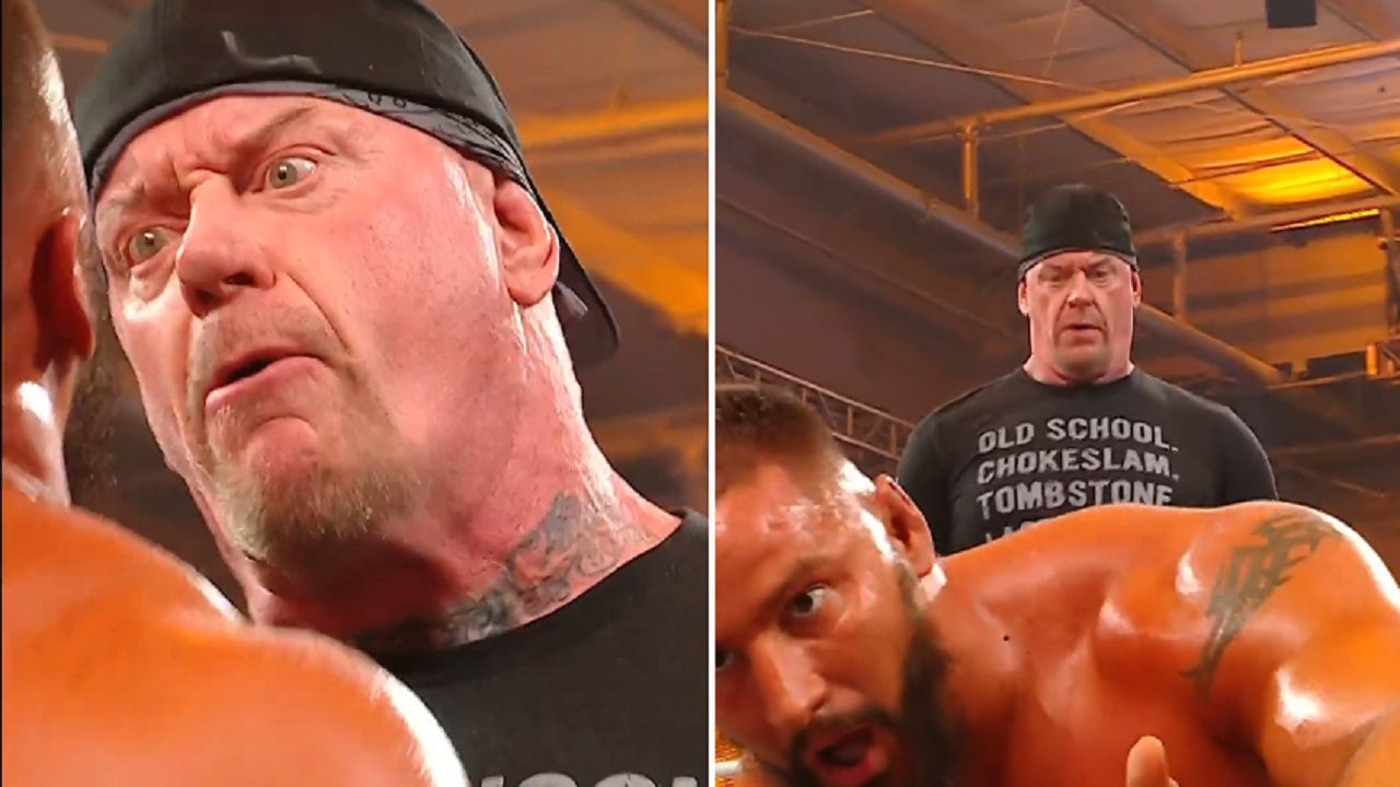 The Undertaker attacked Bron Breakker!