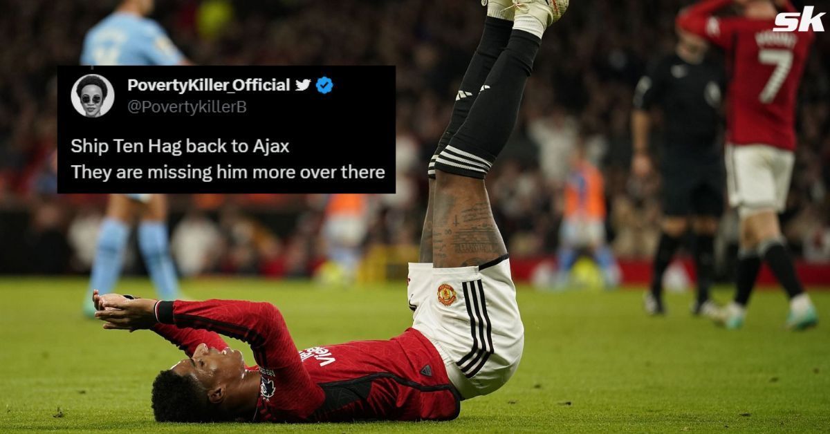 Manchester United slumped to a Premier League loss at home to Manchester City on Sunday.