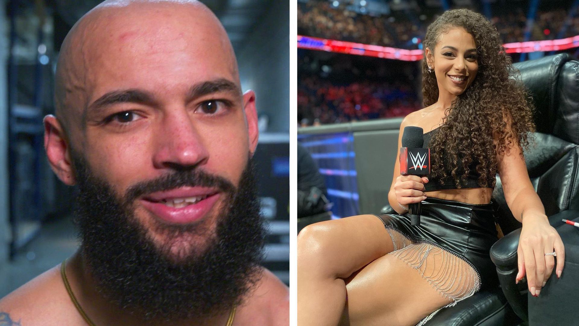 Ricochet and Samantha Irvin were seen together on WWE RAW