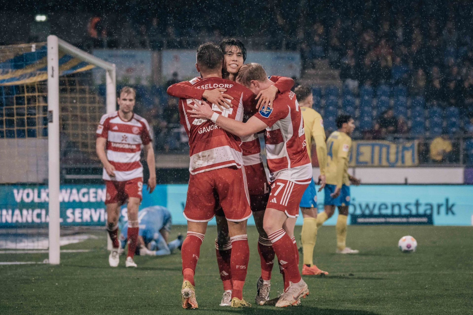 Dusseldorf will face Unterhaching on Tuesday 