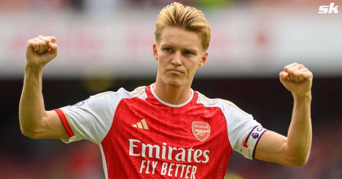 Arsenal skipper Martin Odegaard. 