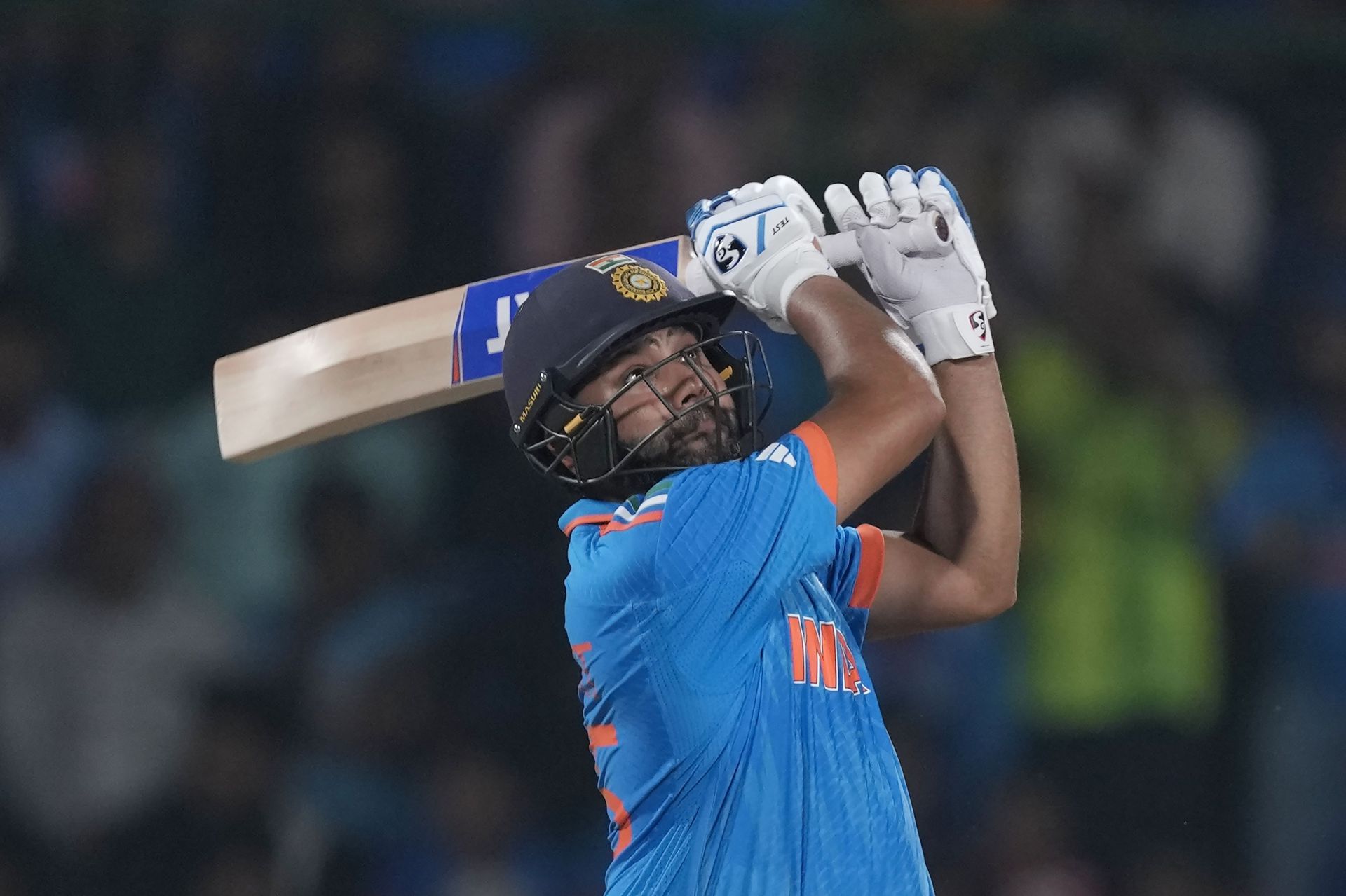 Rohit Sharma smashed 16 fours and five sixes in his innings. (P/C: AP)