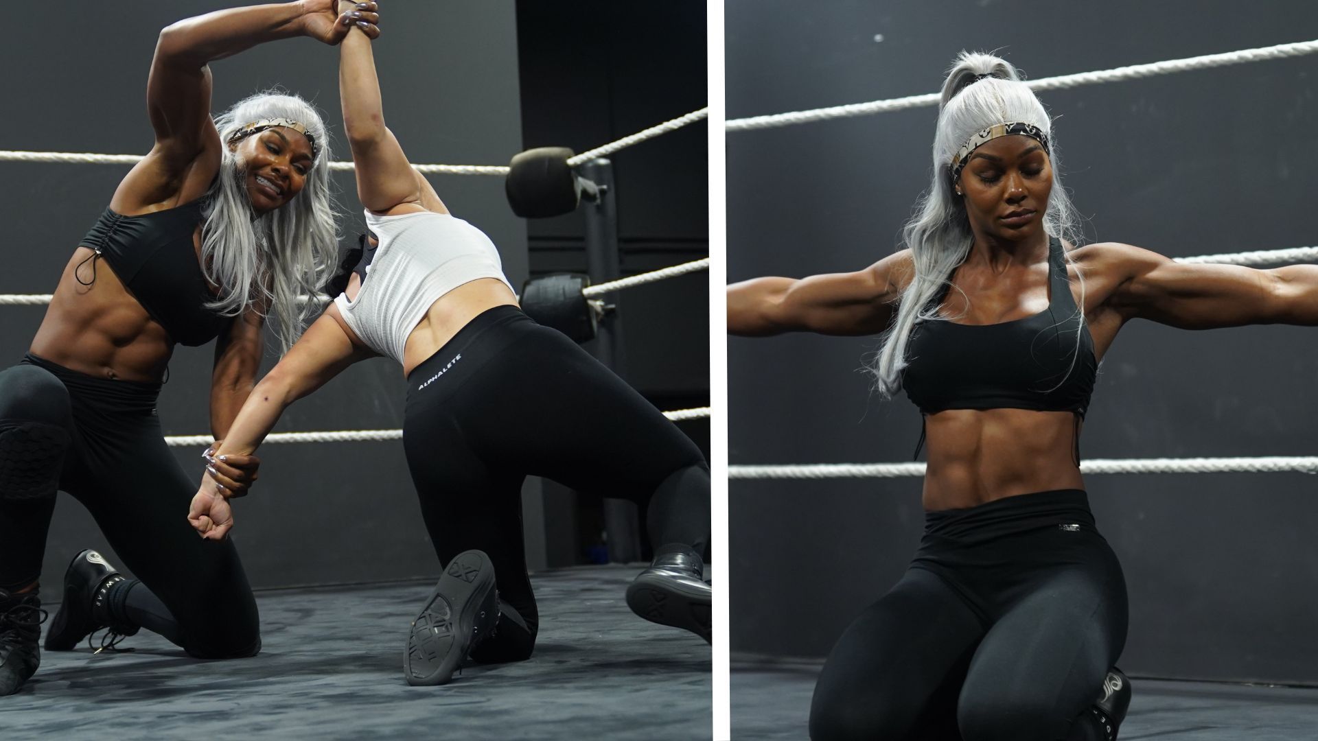 Jade Cargill at the WWE Performance Center