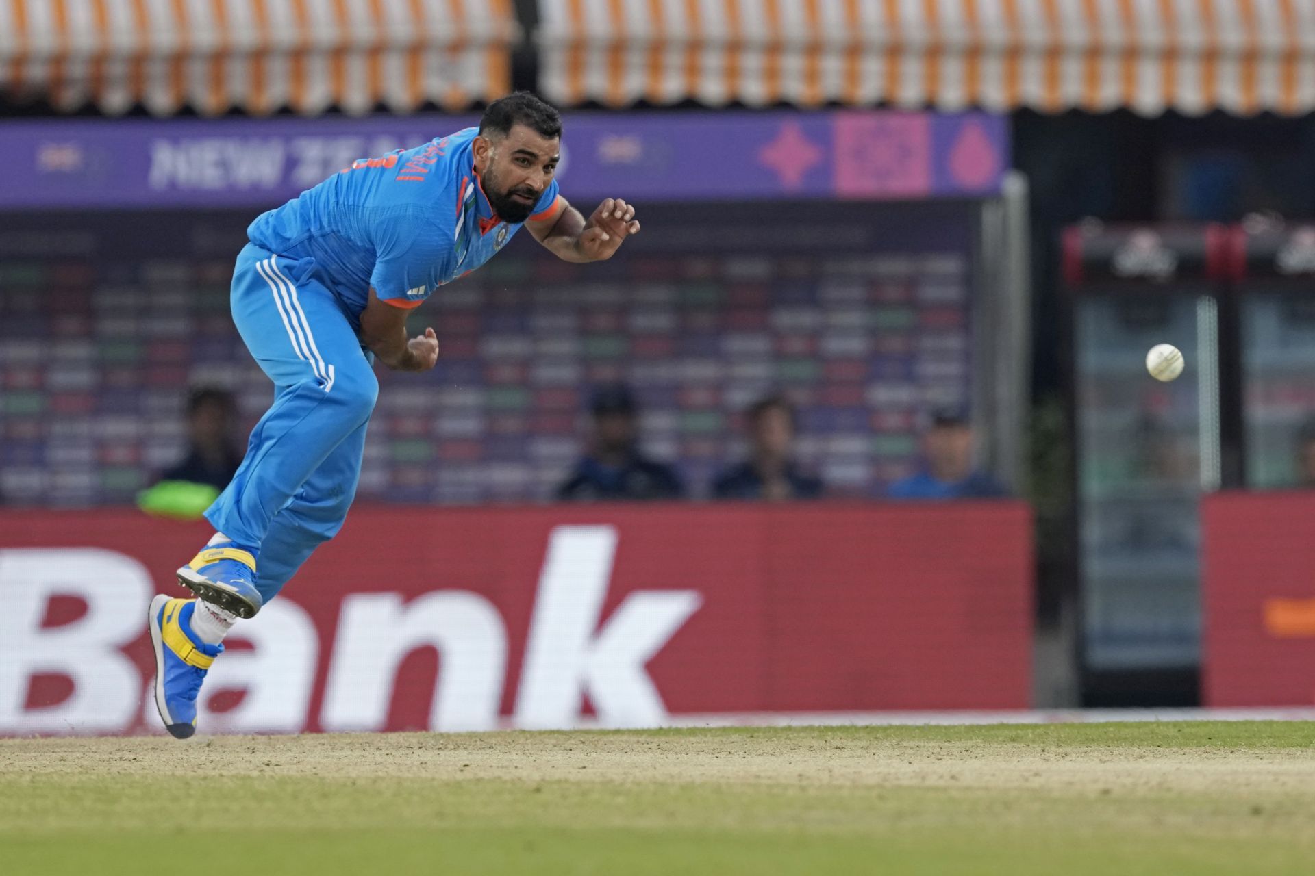 Mohammed Shami was awarded the Player of the Match for his game-defining spell. [P/C: AP]