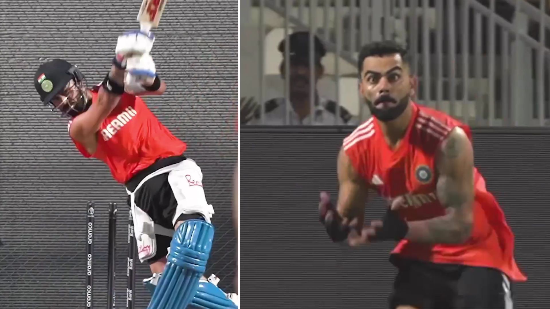 Snippets from Virat Kohli sweating it out in training ahead of Afghanistan clash (P.C.:BCCI)