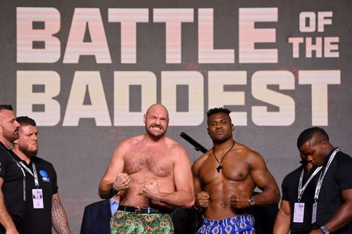 Tyson Fury and Francis Ngannou both met Cristiano Ronaldo.