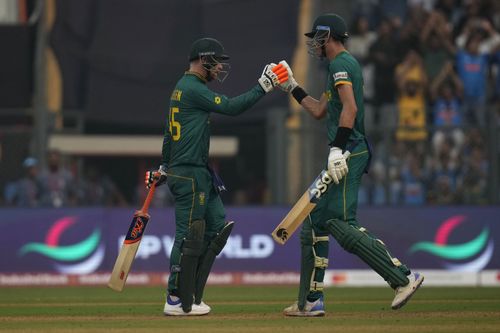 Heinrich Klaasen and Marco Jansen's partnership took South Africa to a mammoth total. [P/C: AP]