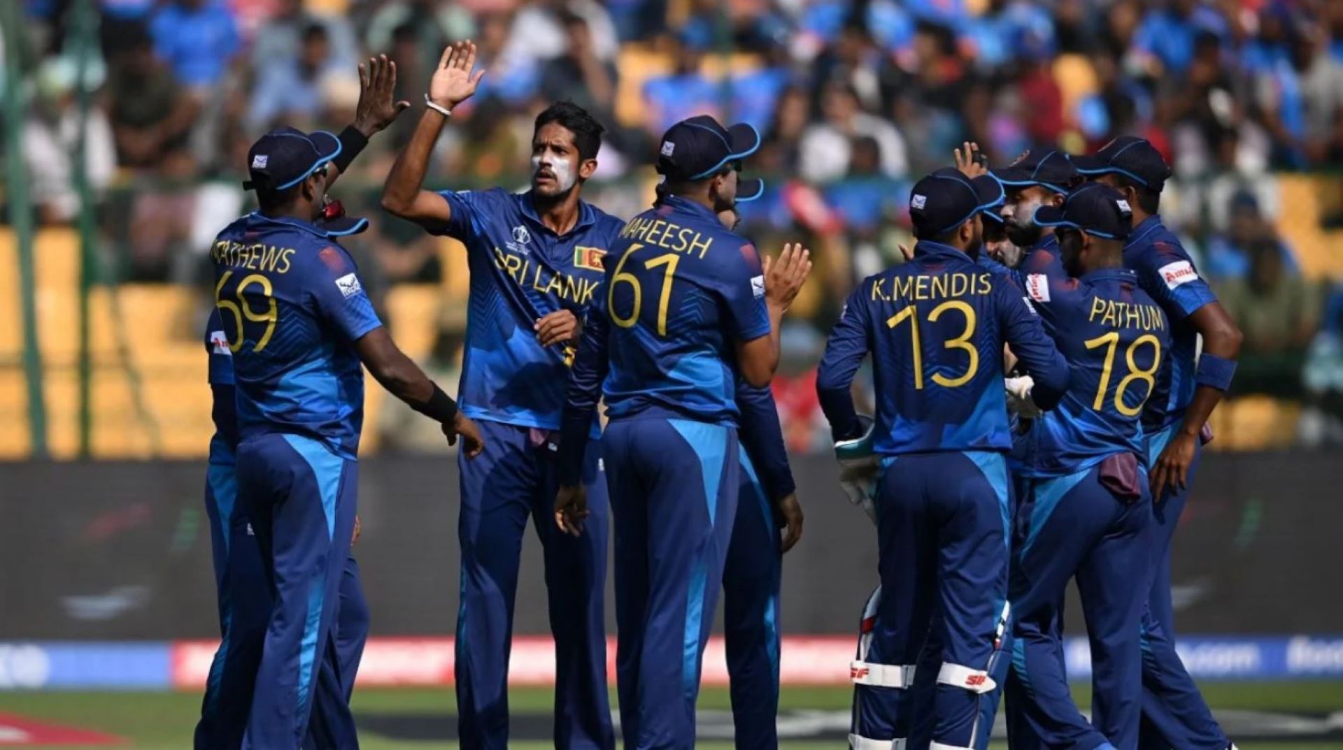 The Sri Lankan pacers wrecked the English top order.