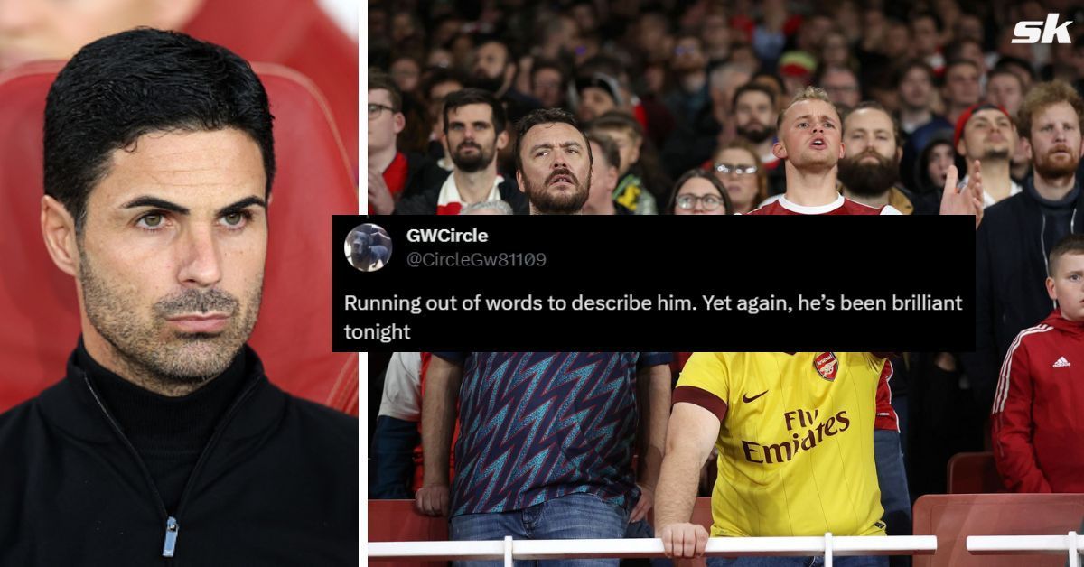 Arsenal fans hailed Declan Rice on X 