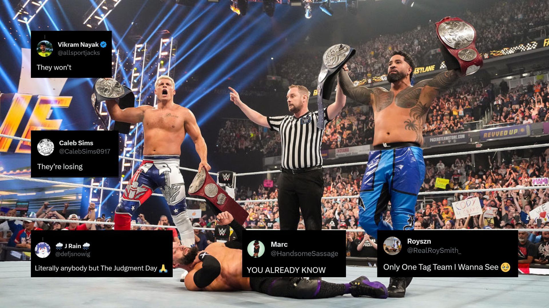 Cody Rhodes and Jey Uso are the Undisputed WWE Tag Team Champions!