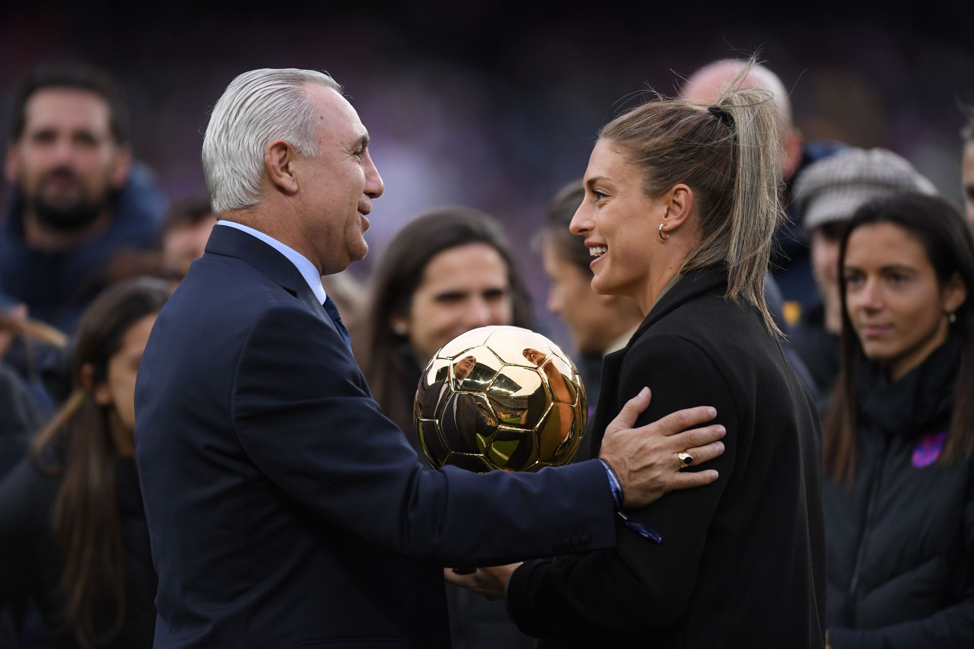 Hristo Stoichkov (left) is a Camp Nou legend